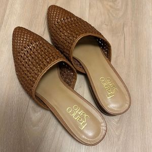 Franco Sarto woven mule
